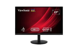 ViewSonic 27" VG 2K SuperClear IPS, USB-C Hub, Daisy Chain, DP In/Out, RJ45,100w PD, Height Adjustable 3y Advance Replacement, Business Pro Monitor