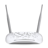 TP-Link TD-W9970 N300 Wireless VDSL ADSL Modem Router 300Mpbs @ 2.4GHz 4x100Mbps LAN 1xRJ11 2xAntenna