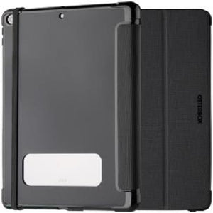 OtterBox React Folio Apple iPad (10.2") (9th/8th/7th Gen) Case Black - (77-92194), DROP+ Military Standard, Pencil Holder, 7 Years Warranty