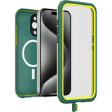 OtterBox Fre MagSafe Apple iPhone 15 Pro Max (6.7") Case Pine (Green) - (77-93430), DROP+ 5X Military Standard, 2M WaterProof,7 Years Warranty