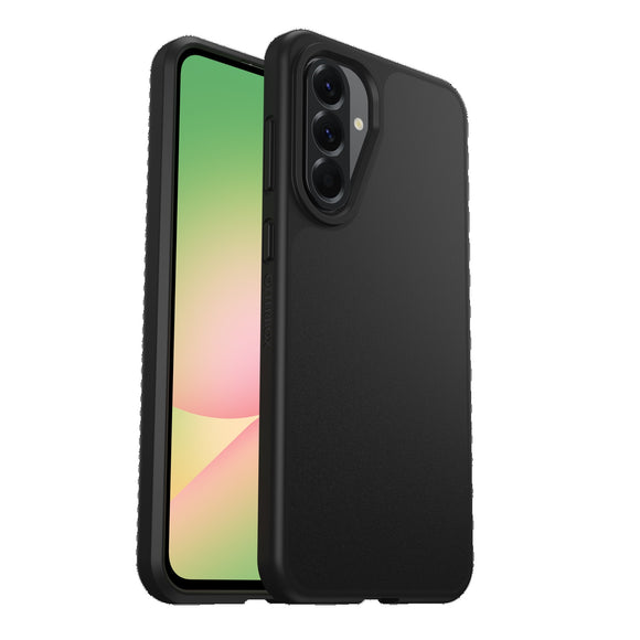 OtterBox React Samsung Galaxy A56 5G Case Black - Antimicrobial, DROP+ Military Standard, Raised Edges, Hard Case, 7 Years Warranty