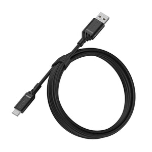 (LS) OtterBox USB-C to USB-A Cable (2M) - (78-51410), Samsung Galaxy, Apple iPhone, iPad, MacBook, Google, Oppo, Nokia, 2 Years Warranty