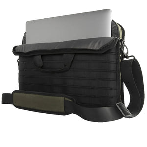 UAG Large Tactical Brief - Fits Up To (16") Devices -  Black (982610114040), DROP+ Military Standard, Detachable Shoulder Strap, 10 Yrs