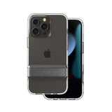 Cygnett AeroStand Apple iPhone 13 Pro Clear Case With Stand - Black (CY3853CPAES)