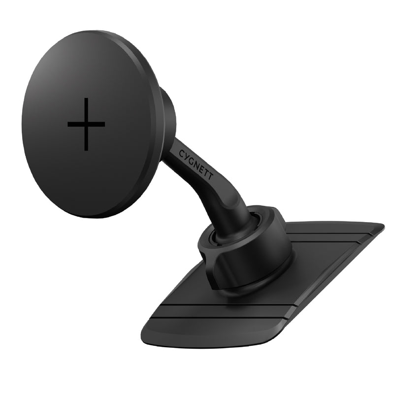 Cygnett MagDrive Magnetic Car Mount Flexible Adhesive - 45mm & 70mm - (CY4625WLCCH),MagSafe Compatible,360˚ Rotating Arm,Secure Hold,2 Years Warranty