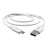 Cygnett Essentials USB-C to USB-A (2.0) Cable (2M) - White (CY4690PCUSA), 3A/60W, 480Mbps Transfer, Fast Charge, Best for Laptop, Durable, 2 Yrs