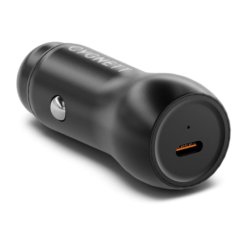 Cygnett CarPower 30W USB-C PD Premium Car Charger - (CY4706CYCCH), Premium Aluminium Alloy Finish, LED Charge Indicator, 2 Years Warranty