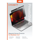 Cygnett PrivateShield Magnetic MacBook (13.3") (M1/M2) Privacy Screen Protector - Edge-to-Edge Protection, Perfect for Travel, 2 Years Warranty