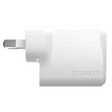 Cygnett PowerPlus 20W USB-C PD Fast Wall Charger - White, Palm-Size, Portable,Travel-Ready,Best for iPhone,Samsung & USB-C Devices,2 Years Warranty