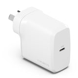 Cygnett PowerPlus 45W USB-C PD GaN Fast Wall Charger -White, Portable,Travel-Ready,Best for iPhone,Samsung's PPS & USB-C Devices, 2 Years Warranty