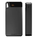 Cygnett ChargeUp Boost 4th Gen 20K mAh Power Bank-Black(CY4751PBCHE)Triple Port(Dual USB-A 15W + 1xUSB-C 15W),15cm USB-C Cable,Digital Display,15W Max