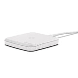 Cygnett ChargeBase 15W Wireless Phone Charger - White, Compact,Slim,Raised Charging Platform,1.5M USB-C Cable,Supports Qi Wireless,2 Years Warranty