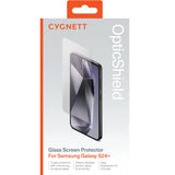 (LS) Cygnett OpticShield Samsung Galaxy S24+ 5G (6.7") Japanese Tempered Glass Screen Protector - Guards Screen from Scratches, 2 Years Warranty