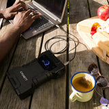 Cygnett Roam 192WH DC 120W Power Pack- Black(CY5162RPPWS),Rugged, Shock-Resistant,3xUSB-A(18W),1x Cigarette Plug,50CM USB-C Cable,2Years Warranty