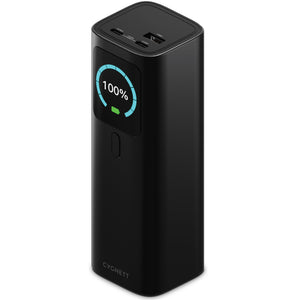 Cygnett HighPWR 27k mAh Laptop Power Bank 148W PD - Black(CY5381PBCHE),1x USB-C( PD 100W),Advanced LCD Digital Display,Travel- Ready,2 Years Warranty