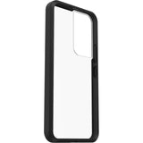 OtterBox React Samsung Galaxy S22 5G (6.1") Case Black Crystal (Clear/Black) - (77-86608),Antimicrobial,DROP+ Military Standard, 7 Years Warranty