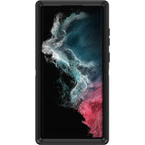 OtterBox Defender Samsung Galaxy S22 Ultra 5G (6.8") Case Black - (77-86364), DROP+ 4X Military Standard, Multi-Layer, Included Holster, Raised Ed