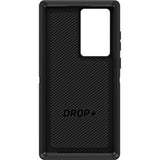 OtterBox Defender Samsung Galaxy S22 Ultra 5G (6.8") Case Black - (77-86364), DROP+ 4X Military Standard, Multi-Layer, Included Holster, Raised Ed