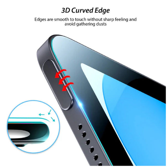 USP Apple iPad (10.9") (10th Gen) Tempered Glass Screen Protector : Full Coverage, 9H Hardness, Bubble-free, Anti-fingerprint, Original Touch Feel