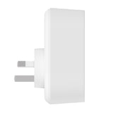 Belkin 1-Outlet Surge Protection - White (SRA010AU), 1800 Joules Protection ,impact resistant, prevents scratches, dents & rust,2YR Power Board