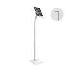 Brateck Universal Anti-Theft tablet floor stand compatible with most 7.9”-11” Tablets-White (LS)