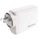 Verbatim Verbatim GaN 100W USB Charger 3C+1A GaN 95% PCR - White