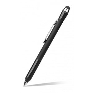 Cygnett 2-In-1 StyleWriter Stylus & Pen in Matte - Black (CY1223SPSWR), Dual Function, Compatible with Tablet & Phone Touch Screens, 2 Years Warranty