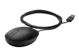HP Wired Desktop 320M Mouse - 1000DPI,  Optical Red Sensor, USB, Cable Length 1800mm, System Requirement