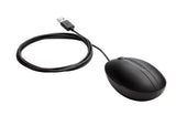 HP Wired Desktop 320M Mouse - 1000DPI,  Optical Red Sensor, USB, Cable Length 1800mm, System Requirement