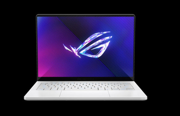 ASUS Notebook ASUS ROG Zephyrus G14 - 14.0 WQXGA+ 120Hz OLED (Nebula) R9-8945HS RTX4050  LPDDR5X 16GB 512GB G4 WHITE  WIN11 HOME 1Y