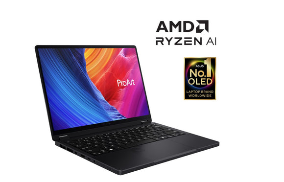 ASUS Notebook ASUS ProART PX13 13.3 OLED Touchscreen Ryzen AI 9 HX 370, 32GB RAM, 2TB SSD, RTX 4070, Windows 11 Pro Laptop