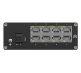 Teltonika TSW030 8-PORT ETHERNET SWITCH, 2-PIN Power Input, 10/100 Mbps,Integreated DIN Rail (Plug&Play Deployment), Supports auto MDI/MDIX crossover
