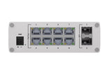 Teltonika Industrial PoE+ Ethernet Switch, 2x SFP ports, 8x PoE+ ports with speeds up to 1000 Mbps, Power Up to 240 W - PSU excluded