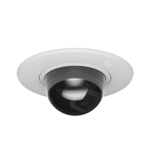 Ubiquiti G5 Dome Camera Ultra Flush Mount,White, Accessory For Recessed Instal Into A Wall/Ceiling With Smoked Bubble Enhanced Discretion,2 Yr Warr