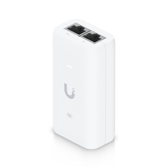 Ubiquiti PoE 802.11AF Adapter, Up to 15W of PoE Output, RJ45 Data Input, AC Cable With Earth Ground, Compitable injector for NHU-U6+, 2Yr Warr