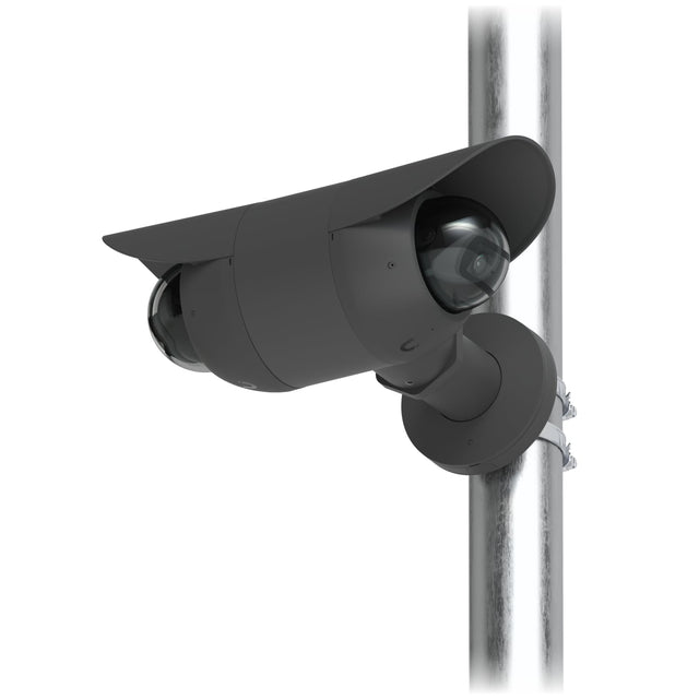 Ubiquiti Camera Dual Mount,Black,Tamper-resistant,Back-to-back,2 Bullet/Dome/Turret,Sup Surface/Pole/Pendant Instal,1 1/2" NPS Thread Conduit,2Yr Warr