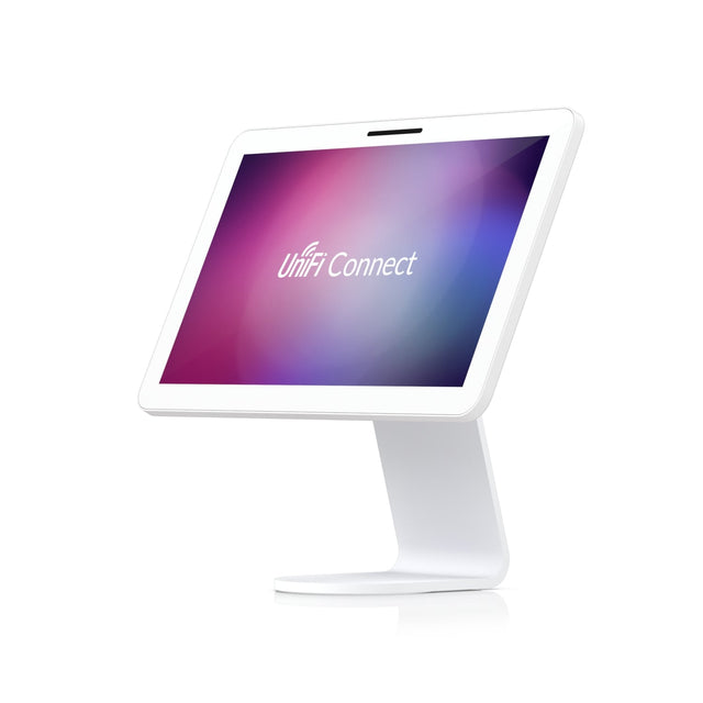 Ubiquiti UniFi Connect Display Table Stand, Stages In Landscape /Portrait Position, 360° Rotational Range, Locking safety latches, 2Yr Warr