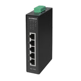 Edimax IGS-1005 Industrial 5-Port Gigabit Din-Rail Switch,5 x RJ-45 10/100/1000Base-T Gigabit Ports