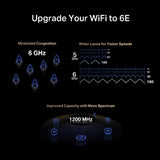 Mercusys MA86XE AXE5400 Wi-Fi 6E Bluetooth 5.2 PCIe Adapter, 2402Mbps @6GHz,2402Mbps @5GHz, 574Mbps@2.4GHz