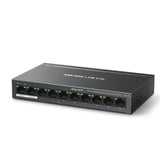 Mercusys MS110P 10-Port 10/100Mbps Desktop Switch with 8-Port PoE+, Up to 250 m