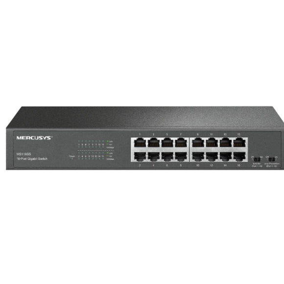 TP-LINK Mercusys MS116GS 16-Port Gigabit Desktop/Rackmount Switch