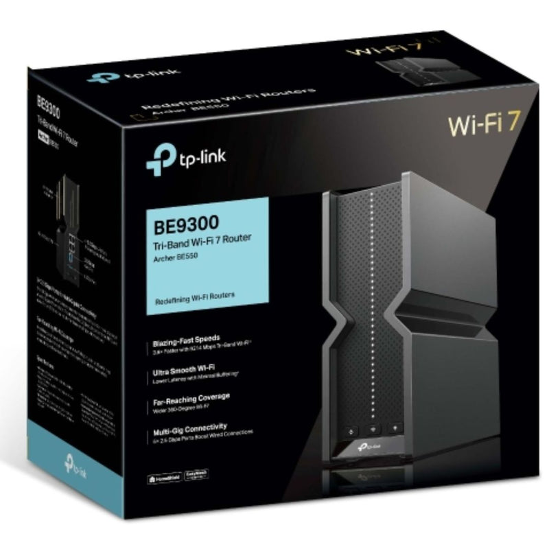 TP-Link Archer BE550 BE9300 Tri-Band Wi-Fi 7 Router (WIFI7)