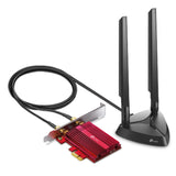 TP-Link Archer TXE75E AXE5400 Wi-Fi 6E Bluetooth 5.2 PCIe Adapter.2402 Mbps @ 6GH,2402 Mbps @ 5 GHz.574 Mbps @2.4 GHz