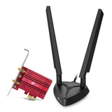 TP-Link Archer TXE75E AXE5400 Wi-Fi 6E Bluetooth 5.2 PCIe Adapter.2402 Mbps @ 6GH,2402 Mbps @ 5 GHz.574 Mbps @2.4 GHz