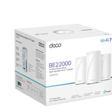 TP-Link Deco BE85(3-pack) BE22000 Tri-Band Whole Home Mesh Wi-Fi 7 System (WIFI7)