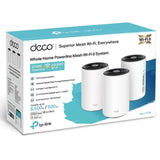 TP-Link Deco PX50(3-pack)  AX3000 + G1500 Whole Home Powerline Mesh WiFi 6 System, 3-pack