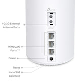 TP-Link Deco X10-4G(1-pack) 4G+ AX1500 Whole Home Mesh WiFi 6 Gateway