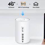 TP-Link Deco X10-4G(1-pack) 4G+ AX1500 Whole Home Mesh WiFi 6 Gateway