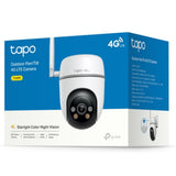 TP-Link TC40GW Outdoor Pan/Tilt 4G LTE Camera, 1080p (1920x1080), 4G LTE, 1 × External Antenna, 1 × PoE Port, Horizontal 360º