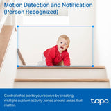 TP-Link TC71 Pan/Tilt Home Security Wi-Fi Camera, 2K, 3MP (2304x1296), Two-Way Audio,Sound & Light Alarm, Motion Detect